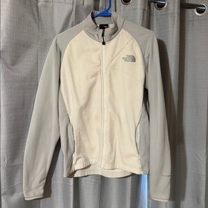 The North Face Beige and Light Gray Jacket